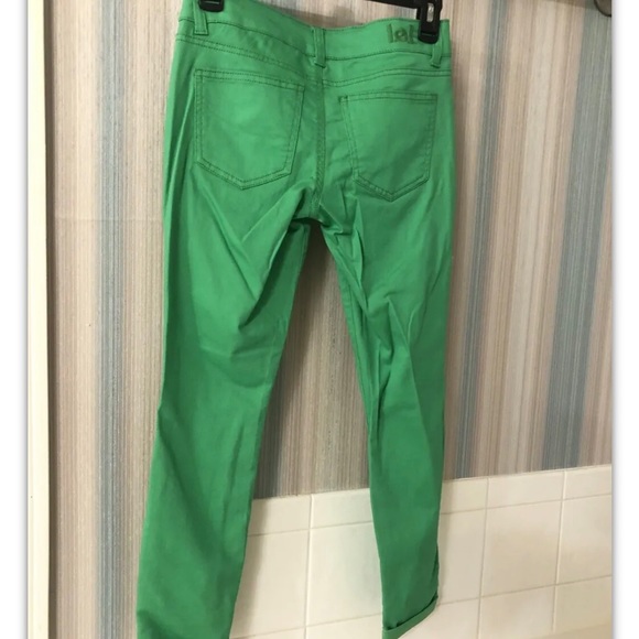 Lei Ashley low rise green capri size 1 - Picture 2 of 2